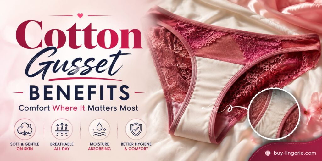 Cotton Gusset Benefits: Feel Better In The Lingerie You Love